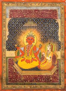 Dhanvantari, the physician of the Gods has been popularly depicted in Indian sculptural tr