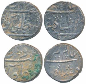 Mumbai (mint name off flan) Mint, Silver Rupee, 11.57g, in the name of Alamgir II, (KM 176