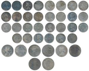 Victoria Empress, Silver 2 Annas, 1862, Bombay mint, A/1 (Prid 486), Very Fine, cleaned; B