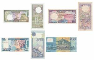 Sri Lanka, 10, 20, 50 & 200 (Polymer / Plastic Note) Rupees, The Dagaba Thuparam Pagoda, A