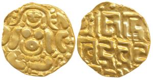 Gahadavalas of Kanauj, Govinda Chandradeva, Gold 4 ½ Masha, 3.94g, obv. Goddess Lakshmi se