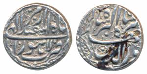 Jahangir (AH 1014-1037; 1605-1627 AD), Silver Rupee, 11.33g, Lahore Mint, Month Isfandarmu