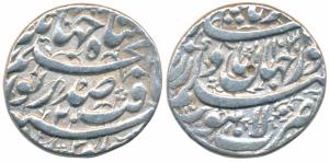 Nur Jahan (AH 1033-1037; 1623-1627), Silver Rupee, 11.35g, Lahore Mint, AH 1034/20, comple
