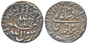 Shah Jahan, Silver Rupee, 11.39g, Surat Mint, AH 1068/31, legend within quartefoil on both