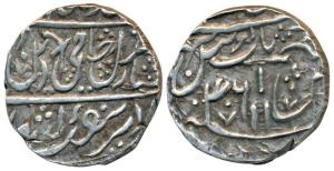 Najibabad Mint (pseudo mint name), Silver Rupee, 11.1g, in the name of Shah Alam II, RY 46