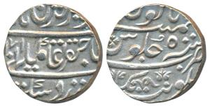Balwantnagar (Jhansi) Mint, 11.33g, in the name of Alamgir II, RY 5, complete mint name vi
