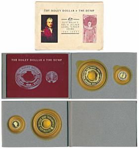 Australia, Elizabeth II, Silver 1 Dollar, 1 oz., 31.93g & Silver Dump / 25 Cents, ¼ oz., 7