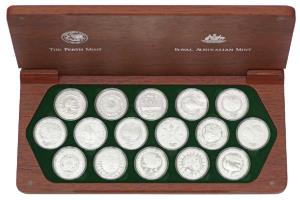Australia, Elizabeth II, 2000 Sydney Olympics, Silver $5, each 31.63g, total weight 506 gr