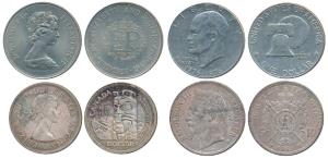 Assorted lot, Canada, Elizabeth II, Silver Dollar, 23.32g, British Columbia 1858 to 1958; 