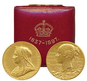 Victoria’s Diamond Jubilee Medal, Gold, 12.79g, 1837-1897, matured bust of the Queen to le