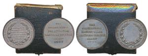 Pair, The Gordon Medal for Athletics, Rajkumar College, Rajkot, Silver, 57.64g, 1907, rev.