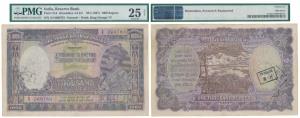 George VI, Rupees 1000, 1938, Karachi, signed by J. B. Taylor, (J&R 4.8.1D). Graded by PMG