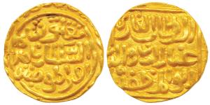 Ghiyath Al-din Tughluq (AH 720-725; 1320-1325 AD), Gold Tanka, 11g, Qila Deogir Mint (G&G 