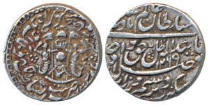 Wajid Ali Shah (AH 1263-1272; 1847-1856 AD), Silver Rupee, 11.07g, Bait-us-Sultanat Lakhna