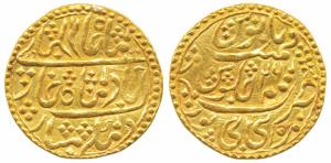 Manak Pal (AH 1186-1219, 1772-1804 AD), Nazarana Gold Mohur, 10.73g, AH 1199/26, struck at