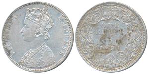 Victoria Empress, Silver Rupee, 1898, Bombay Mint, C2 / I / B incuse, (Prid 184). Very Fin