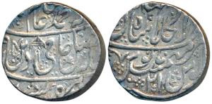 Shah Alam II, Silver Rupee, 11.2g, Dar ul-Khilafat Shahjahanabad Mint, AH (11)94/21, umbre