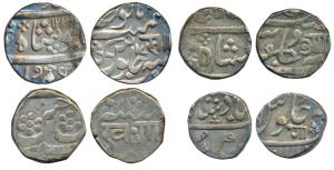 Anand Rao (AH 1215-1235; 1800-1819AD), Silver Rupee, 11.52g, Baroda Mint, in the name of S