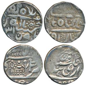 Ratan Singh (AH 1244-1268; 1828-1851 AD), Silver Rupee, 11.12g, Bikaner Mint, in the name 