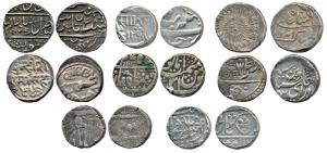 Silver Rupee (8), Gwalior, Jankoji Rao, Gwalior Fort Mint, in the name of Shah Alam II, bo