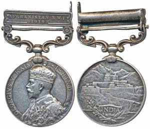 India General Service Medal, George V, Silver, Afghanistan North West Frontier 1919, award