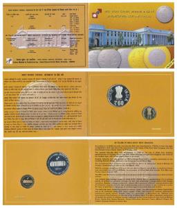 2012 Proof Set, 60 Years of India Govt. Mint Kolkatta, set of 1, Rupees 60. In immaculate 