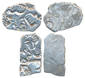 Archaic Punch Marked Coinage, Imperial Mauryan series (3rd century BC), Silver Karshapana,