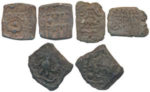 Guptas, Kumaragupta, Lead Unit, 3.39g, obv. garuda standing facing, rev. Brahmi legend ‘Sr