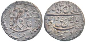Wajid Ali Shah (AH 1263-1272; 1847-1856 AD), Silver Rupee, 11.14g, Mulk Awadh Bait-us-Sult