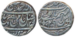 Ranjit Singh (AH 1190-1220; 1776-1805 AD), Silver Rupee, 10.70g, Mahinderpur Mint, in the 