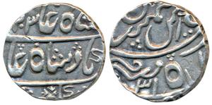 Merta Mint, Silver Rupee, 11.23g, in the name of Shah Alam II, AH (1)203/31 (KM 166). Very