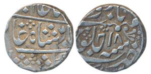 Manak Pal (AH 1186-1233; 1772-1817 AD), Silver Rupee, 11.16g, Sawai Jaipur Mint (pseudo mi