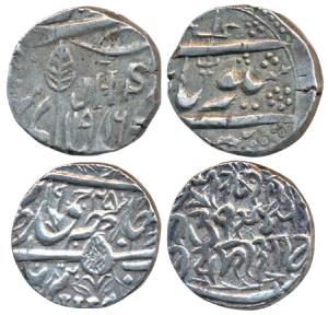 Ranbir Singh (VS 1914-1942; 1857-1885 AD), Silver Rupee, 10.74g, Srinagar Mint, JHS with l