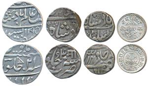 Assorted Lots, Awadh, Allahabad Mint, Silver Rupee, 11.22g, in the name of Shah Alam II, A