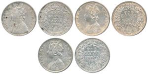 Victoria Empress, Silver Rupee, 1883, Bombay Mint, Mule, A1 / I / B raised, Unlisted in Pr