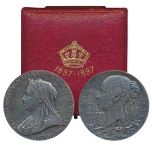 Victoria’s Diamond Jubilee Medal, Silver, 84.32g, 1837-1897, obv. matured bust of the Quee