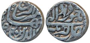 Jahangir, Silver Rupee, 11.16g, Akbarnagar, Month Khurdad, RY 12 (KM 145.4). Very Fine, Sc