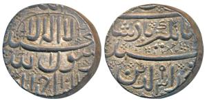 Jahangir, Silver Heavy Rupee, 13.75g, 20% over weight, Ahmedabad Mint, Kalima type, AH 101