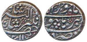 Jahangir, Silver Rupee, 11,47g, Burhanpur Mint, Month Khurdad, nice ornamentation on both 