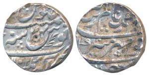 Aurangzeb, Silver Rupee, 11.68g, Akbarnagar Mint, AH (1)102/34 (KM 300.100). Very Fine+.