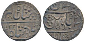 Ahalyabai (AH 1179-1210; 1765-1795 AD), Silver Rupee, 11.14g, Malaharnagar Mint, AH 1202, 