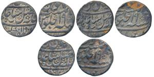 Murshidabad Mint, Silver Rupee (3), in the name of Shah Alam II, AH 1197/19, 119X/19 & 120