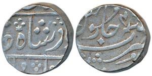 Surat Mint, Silver Rupee, 11.62g, in the name of Shah Alam II, RY 4X, Privy mark 6, issue 
