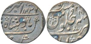 Ahmedabad Mint, Silver Rupee, 11.54g, in the name of Muhammad Akbar II, AH 1239/15, (KM 26