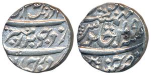 Chinapattan Mint, Silver Rupee, 11.58g, in the name of Aurangzeb, RY 49 (Prid 117, KM A289