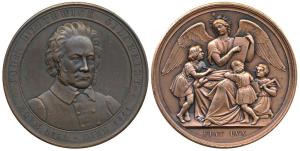John Borthwick Gilchrist, Copper Medal, 89.7g, obv. bust slightly facing right, with Born 