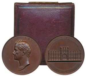 Dr. John McLennan, Copper Medal, Prize Medal of the Grant Medical College (the renowned JJ