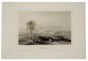 View – Bombay Panorama (Birds' Eye View), View of Fort from Mazagaon Printed in Germany in