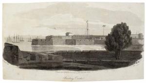 View - Bombay Castle ramparts, Taken from what was then Fort George at Dongri (today St. G