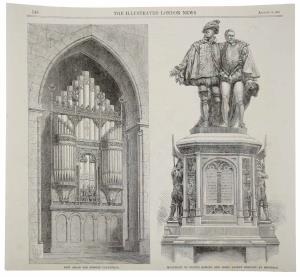 Artifact - Bombay, ILN New Organ for Bombay Cathedral, A musical organ that was installed 